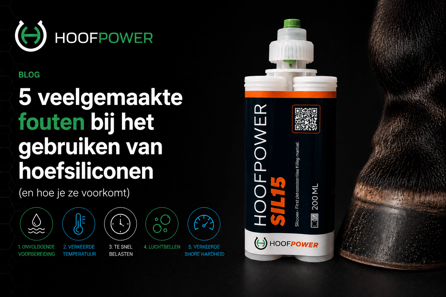 5 veelgemaakte fouten bij het gebruiken van hoefsiliconen (en hoe je ze voorkomt)